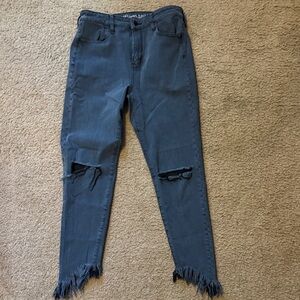 American Eagle Outfitters Dark Gray Skinny Jeans